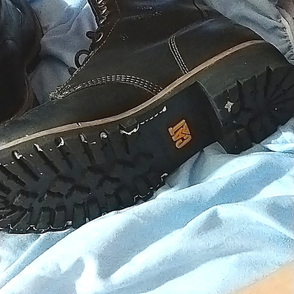 Men's Caterpillar Steel Toe Boots Size 14 - Picture 8 of 12